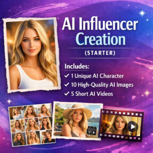AI Influencer Creation (Starter)